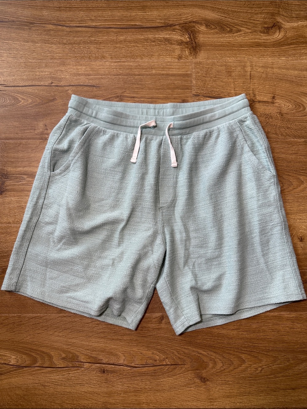 Marine Layer Men's Light Green Drawstring Shorts Size Large